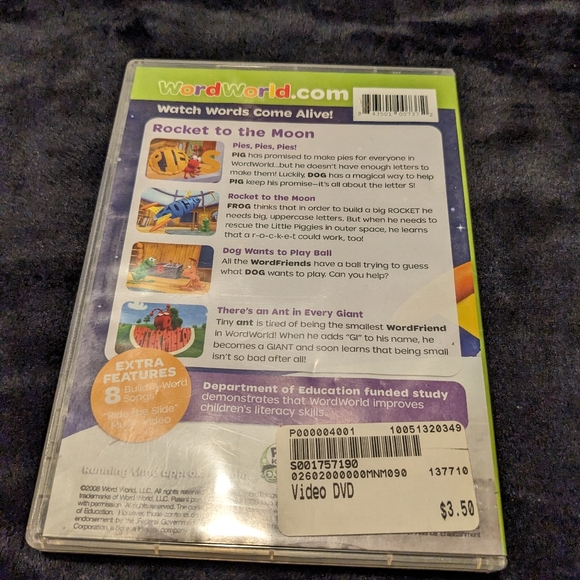 WordWorld: Rocket to the Moon DVD – Still in Case - Picture 2 of 8